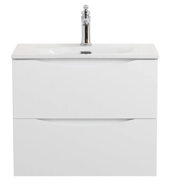 Тумба под раковину подвесная BelBagno Marino-Cer-Mini 60 см Bianco Opaco MARINO-CER-MINI-600-2C-SO-BO-P (детальная фотография)