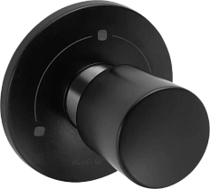 Переключатель потоков Kludi Balance черный матовый