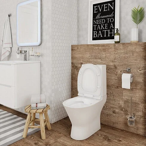 Унитаз компакт IDDIS Edifice Rimless EDIRDSEi24 (детальная фотография), унитаз-компакт