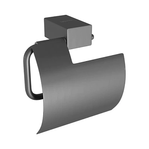 Бумагодержатель Lemark Smooth Line графит - фото 2