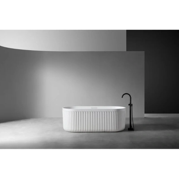 Ванна из искусственного камня Abber Stuttgart 170x75 см белая матовая AM9925 (детальная фотография), 170x75 см