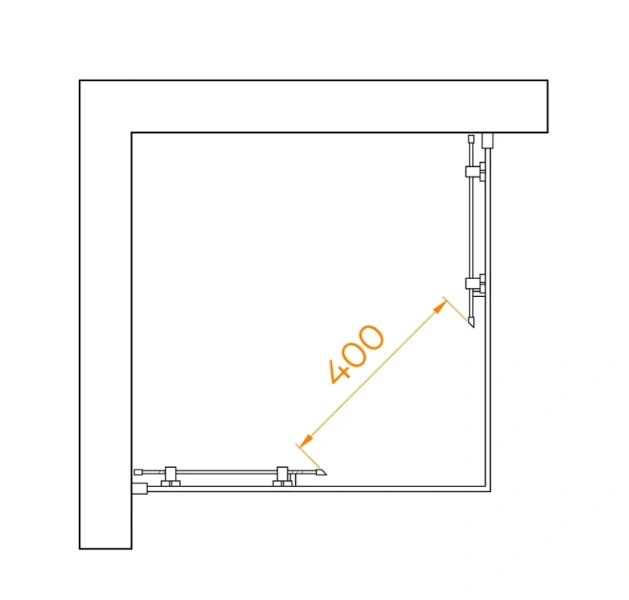 Душевой уголок RGW Passage PA-030 70x70 см профиль хром 3508103077-11 (детальная фотография), современные, hi-tech