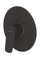 Смеситель для душа Bravat Rhein черный матовый