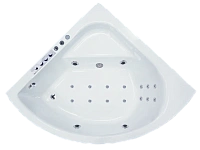 Ванна гидромассажная Royal Bath Rojo De Luxe RB375201DL, 150 x 150 см, белая