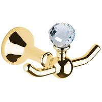 Крючок двойной для ванной золото Bagno & Associati Folie FS 245 52 ORO