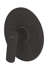 Смеситель для душа Bravat Rhein черный матовый