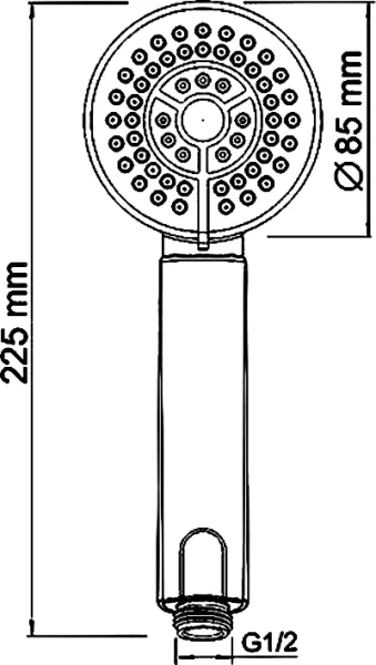 Смеситель для ванны WasserKRAFT Aller хром 1061 (детальная фотография), для ванны index_2