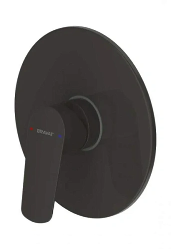 Смеситель для душа Bravat Rhein черный матовый - фото 2