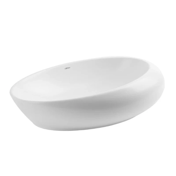 Раковина Abber Bequem 49 см белая матовая AC2107MW (детальная фотография), белые