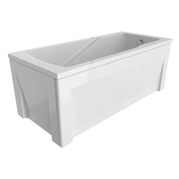 Акриловая ванна Timo HELLA1880, 180 х 80 см, цвет белый (детальная фотография), современныe, hi-tech