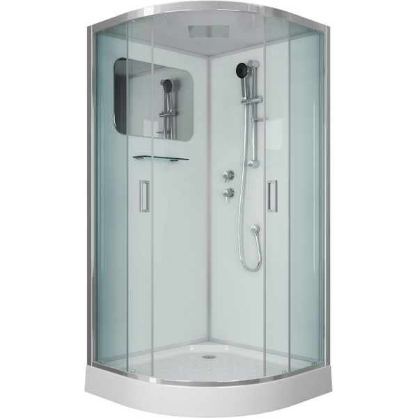 Душевая кабина Niagara Premium 100х100 см профиль хром 60020114 (детальная фотография)