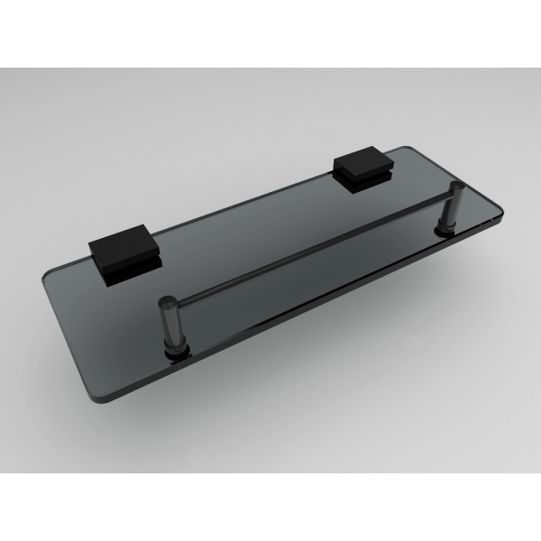 Душевая кабина Black&White Galaxy G8002 90x90 см профиль черный матовый 8002900 (детальная фотография), угловые, с гидромассажем, c тропическим душем, с крышей