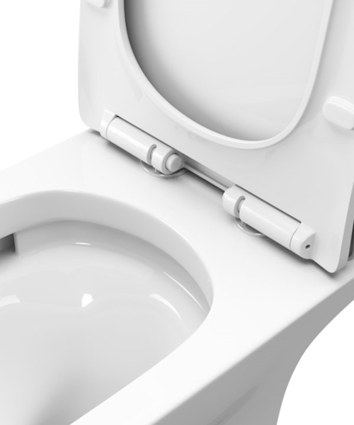 Унитаз компакт BelBagno Romano с сиденьем микролифт BB2803CP/T-TOR/SC (детальная фотография), современные, hi-tech, прямоугольные