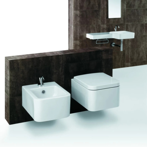 Унитаз подвесной Simas Flow белый FL 63 BI (детальная фотография), подвесные, встраиваемые