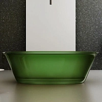 Ванна из полиэфирной смолы Abber Kristall 170x75 см зеленая