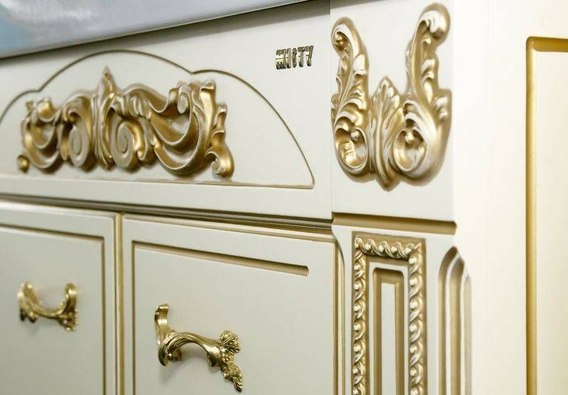 Тумба для раковины, цвет бежевый, Misty Барокко Л-баР01120-033ПР (детальная фотография), по запросу index_1