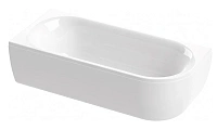 Передняя панель для акриловой ванны Cezares Metauro 180 см белая, левосторонняя