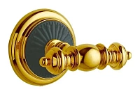 Крючок для ванной Boheme Palazzo с черным декором розетки