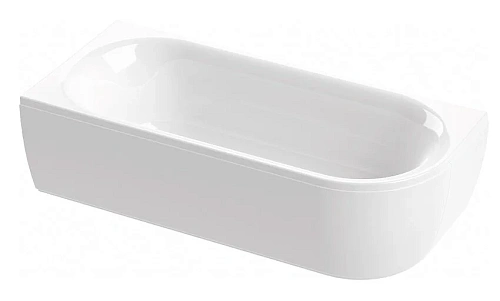 Передняя панель для акриловой ванны Cezares Metauro 180 см белая, левосторонняя - фото 5