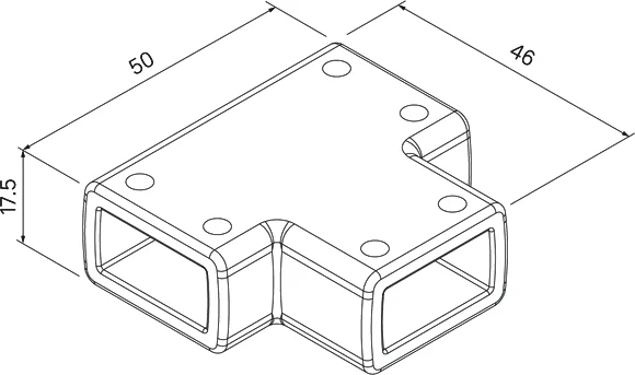 Коннектор каркаса IDDIS Slide хром SLI1CS0i23 (детальная фотография) index_2