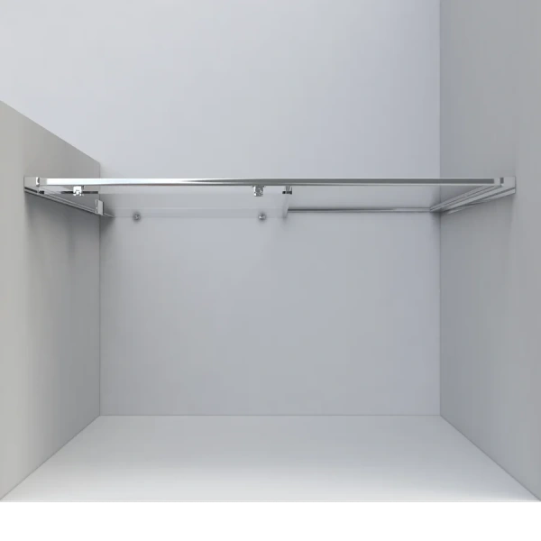 Душевая дверь в нишу Vincea Garda VDS-1G110 см профиль хром (детальная фотография), современные, hi-tech