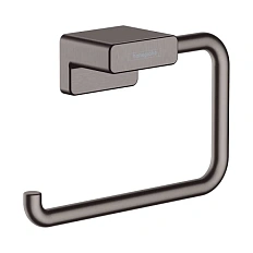 Бумагодержатель Hansgrohe AddStoris шлифованный черный хром