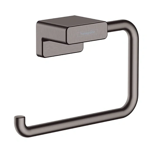 Бумагодержатель Hansgrohe AddStoris шлифованный черный хром - фото 5