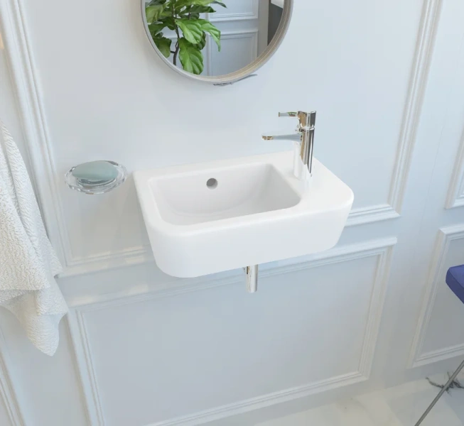 Раковина Lavinia Boho One 37 см правосторонняя 33310001R (детальная фотография), современные, hi-tech