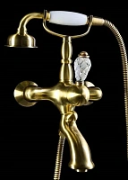 Смеситель для ванны Boheme Crystal бронза