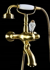Смеситель для ванны Boheme Crystal бронза
