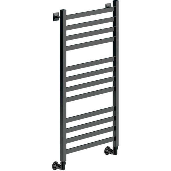 Полотенцесушитель водяной Ника Modern 100x50 см черный матовый ЛМ 6 100/50 черн мат (детальная фотография)