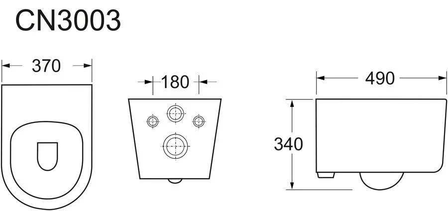 Унитаз подвесной Ceramica Nova Moments с сидением микролифт CN3003 (детальная фотография), современные, hi-tech