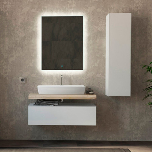 Шкаф-пенал подвесной Velvex Felay ppFEL.120-21 33 см МДФ (детальная фотография), в наличии