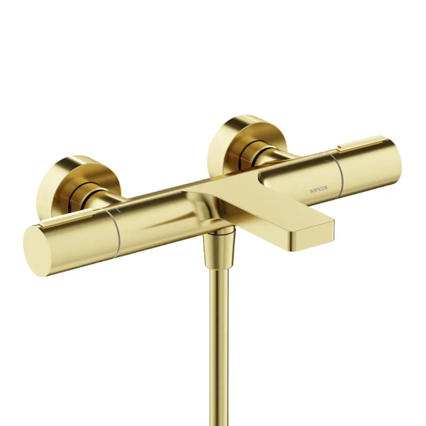 Смеситель для ванны Sancos Etna брашированное золото SC9006BG (детальная фотография)
