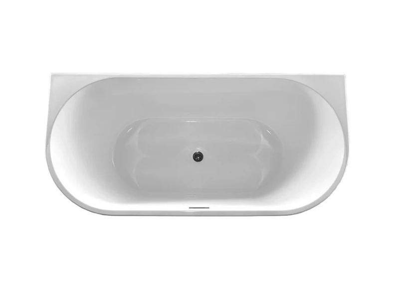 Ванна акриловая Vincea VBT-421-1700 170x80 см пристенная (детальная фотография), современныe, hi-tech