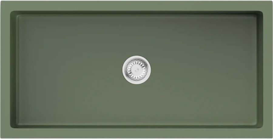 Мойка для кухни Omoikiri Mikura 91-OL 91 см olive 4997088 (детальная фотография)