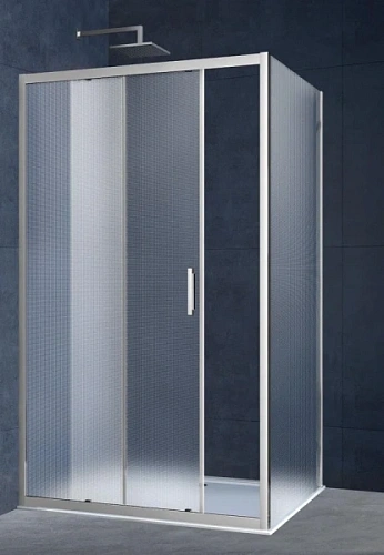 Душевой уголок Vincea Alpha 150х80 см стекло текстурное - фото 2