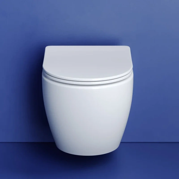 Унитаз подвесной Ceramica Nova Metropol безободковый белый CN4002T (детальная фотография), современные, hi-tech, круглые