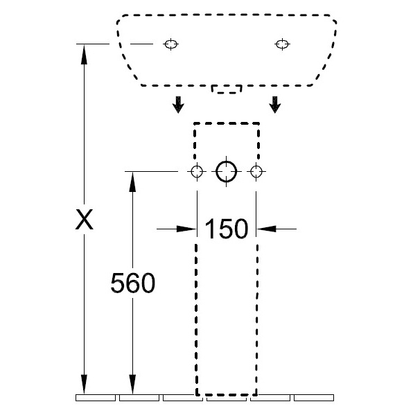 Схема (детальная фотография), напольные