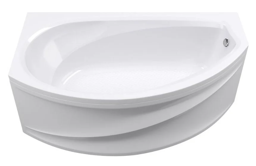 Ванна акриловая Poseidon Damelia 150 x 90 см, белая, левая/правая 01дам1590л (детальная фотография), акриловые