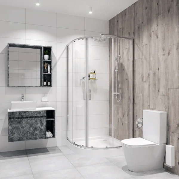 Душевой уголок Niagara Nova 90x90 см полукруглый 66060811 (детальная фотография)