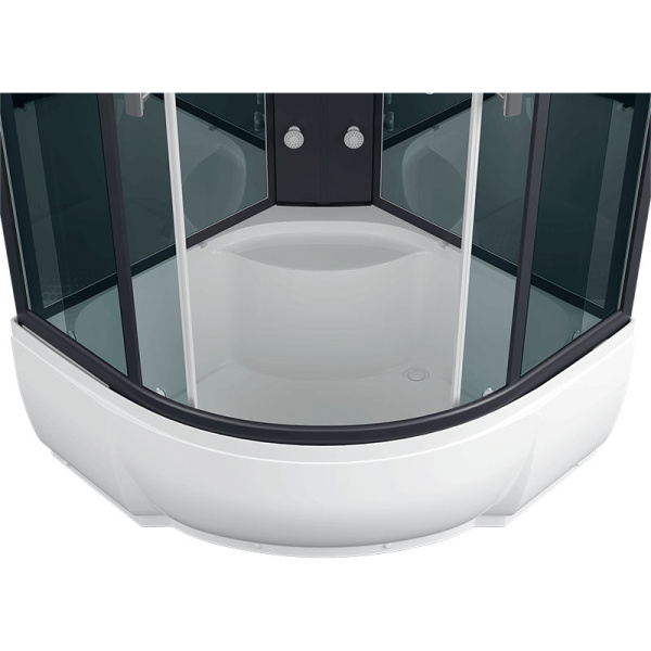 Душевая кабина Erlit Eclipse 90x90 см с высоким поддоном ER5709TP-C24-RUS (детальная фотография), с раздвижными дверьми