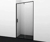 Душевая дверь WasserKRAFT Elbe 90 см профиль черный