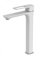 Смеситель для раковины IDDIS Slide белый матовый