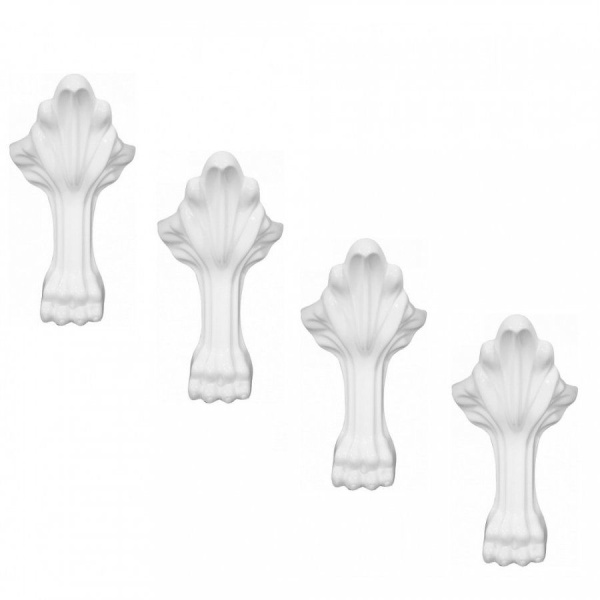 Ножки для ванны Эстет Скарлетт белые ФР-00001314 (детальная фотография)