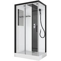 Душевая кабина Black&White Galaxy G8800 110x80 см стекло прозрачное