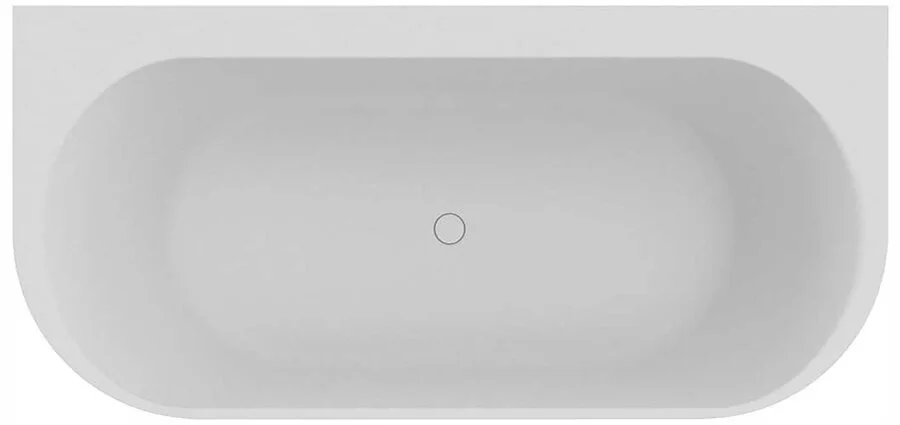 Ванна Riho Valor back-2-wall B131001105, 180 x 80 см, из искусственного мрамора (детальная фотография), современныe, hi-tech