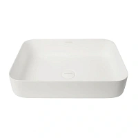 Раковина Montebianco Loreto Lungo 50 см белая матовая