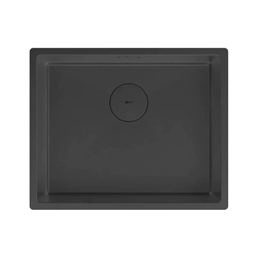 Мойка для кухни Lemark Olanga 54 см чёрный матовый - фото 1