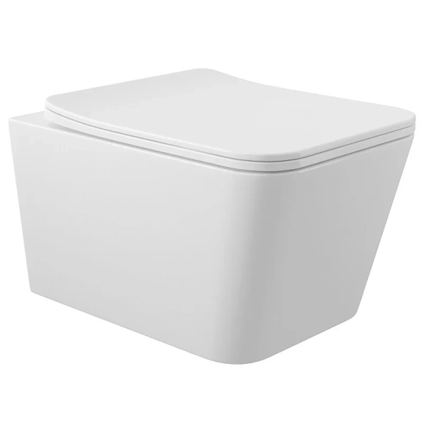 Унитаз с инсталляцией Aqueduto MACIO Plus клавиша хром AQDS176T (детальная фотография), по запросу